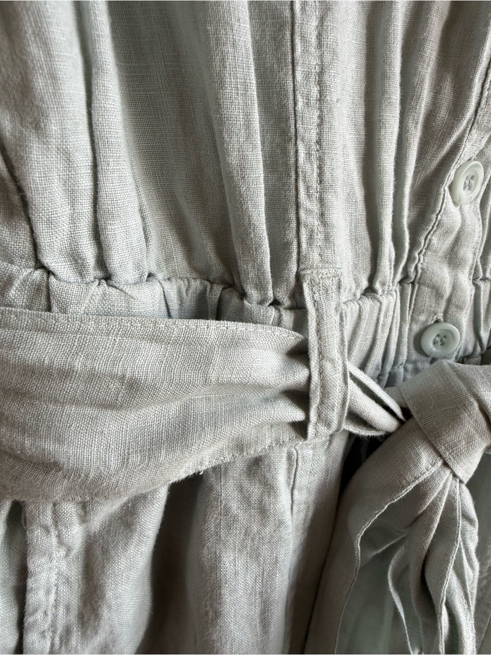 NWT Bella Dahl Linen Seamed Utility Jumpsuit | S - Picture 8 of 12
